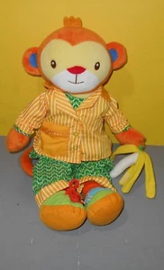 Hearthsong Dill The Monkey Dress Me Silly 18" Stuffed Plush Learning Toy  - Picture 1 of 2