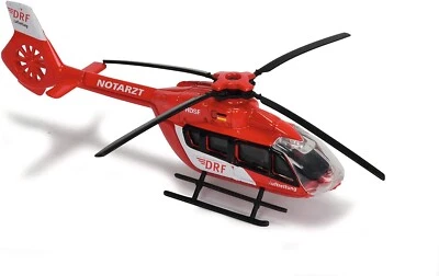 Majorette Helicopter Eurocopter H 145 EC145 Notarzt DRF 322B Red 1:64 Scale Toy - Image 1 of 2