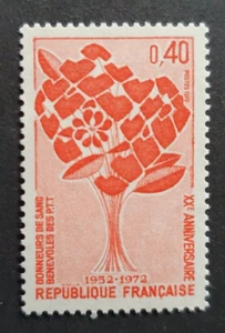 1972 REP FRANCAISE FRANCE BLOOD DONATION VF MNH - Picture 1 of 1