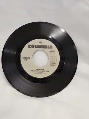 The Bangles Walk Like An Egyptian/Walking Down Your Street 7" 45 RPM Columbia  - Image 1 of 4