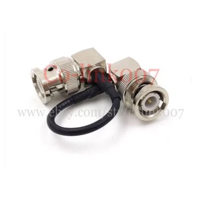 2pcs 75mΩ 3G HD SDI Cable,Video BNC Cable for LanParte Hyperdeck Camera 10cm - Image 1 of 4