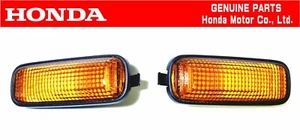 HONDA 96-00 CIVIC EK9 TYPE-R Front Fender Side Turn Marker Lamp Light Set OEM - Picture 1 of 2
