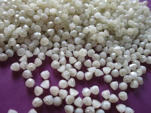 200 Beads 0 5/32in Ivory White Table Decoration Pearls Wax S - Picture 1 of 8