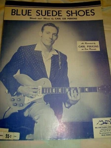 Blue Suede Shoes Sheet Music. Carl Perkins. Original. Great condition. Reduced. - Picture 1 of 6