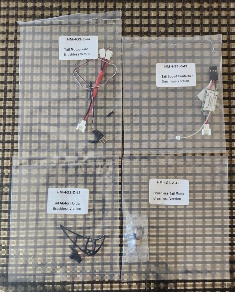 Walkera - HM 4g3 3g Bruchless Setup Tail Conversion  - Image 1 of 1