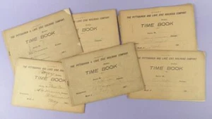 Original Pittsburgh And Lake Erie Railroad Company Time Books 1901 McKeesport - Picture 1 of 1