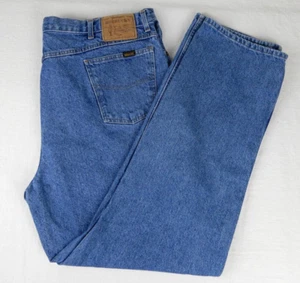 Sears Roebucks Jeans Blue Denim Straight Leg Med Wash  Men's 42x32 - Picture 1 of 14