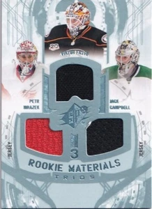 13-14 SPx Rookie Materials Trios #RM3NET Petr Mrazek/Viktor Fasth/Jack Campbell - Picture 1 of 2