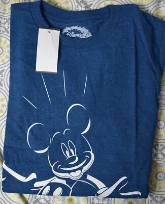 Camiseta Jem Para Hombre Disney Mickey Mouse Azul Marino Brezo Talla Mediana Foto 1 de 4