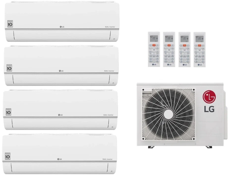 LG klimaanlage MultiSplit 2x20m2 + 2x15m2 Klimageräte INVERTER Multi Split A++  - Bild 1 von 4