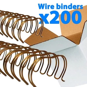 Galaxy Bronze Drahtschleifenbindung für Binder 6,4 mm Raster 3:1 - x 200 - Bild 1 von 1