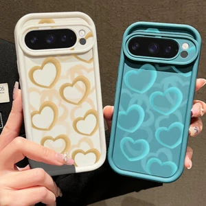 Girls Phone Case Soft For Google Pixel 9 Pro XL 8A 8 7A Heart Shockproof Cover - Picture 1 of 19