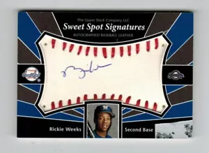 Rickie Weeks Autograph Sweet Spot Signatures 2004 Upper Deck SS-WE - Bild 1 von 2