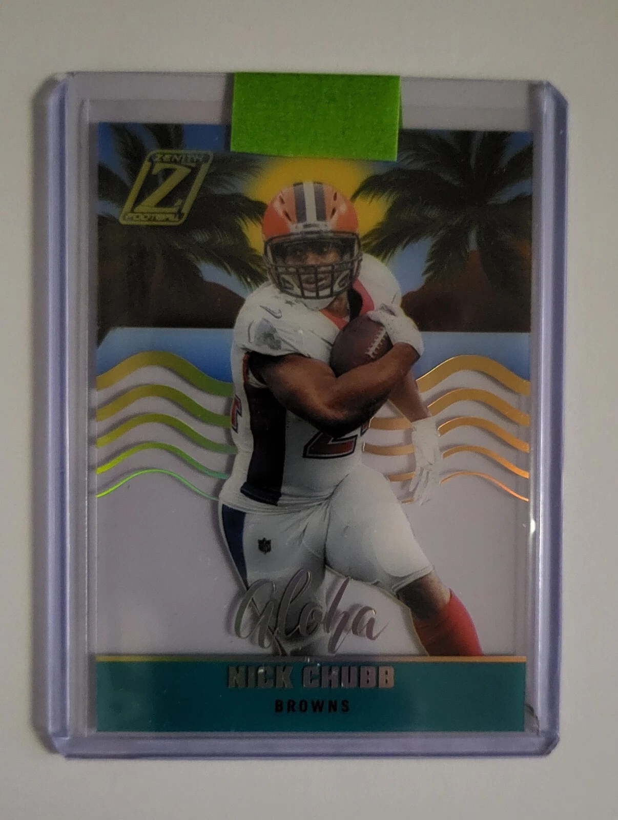 2022 Panini Zenith Nick Chubb Aloha Insert #AL-19 Cleveland Browns Case Hit SSP