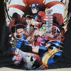 MARVEL vs CAPCOM 3 Group Graphic Mens T-Shirt Small NWT - Picture 1 of 2