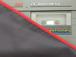 ZX SPECTRUM 128K +2 GRIS/NEGRO - Cubierta antipolvo - Lona algodón gris grafito  - Imagen 1 de 3