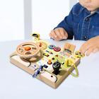 Montessori Busy Board Kids Sensory Toys Cognition Game Analog Steering Wheel