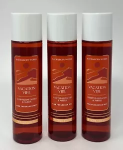 3 BATH & BODY WORKS AMBIENTE VACACIONAL PISTACHO ÁMBAR FINA FRAGANCIA SPRAY 8 OZ - Imagen 1 de 5