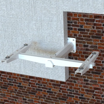 2EMME CLIMA Staffa unità esterna climatizzatore per parete con cappotto isolante