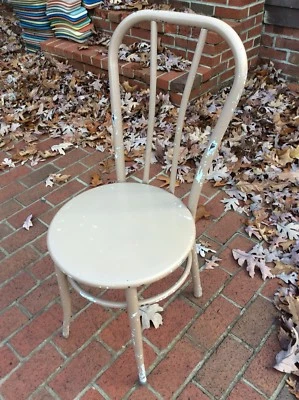 老式医生金属检查椅-良好 — 第 1/4 张图片