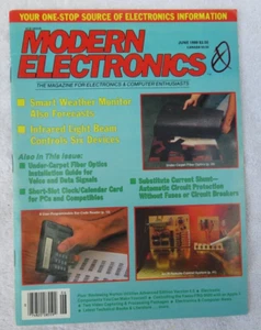 Rare Vintage- Modern Electronics June 1989 - Imagen 1 de 3