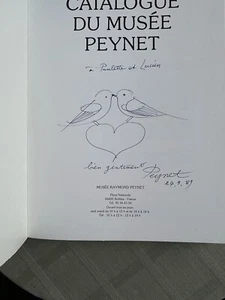 Peynet Catálogo el Museo Eo Excelente Con Dedicatoria Completo Son Inserto - Imagen 1 de 6