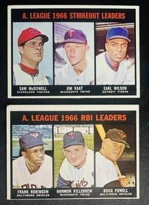 1967 Topps AL Home Run & RBI Leaders #241 #237 - Bild 1 von 4