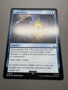 Eagle Vision MTG Assassin's Creed NM Magic The Gathering Regular - Picture 1 of 16