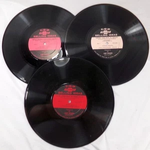 Set of 3 Vtg Chevrolet Top Selling Ideas 33 1/3 RPM 10" Records for Car Salesman - Picture 1 of 7