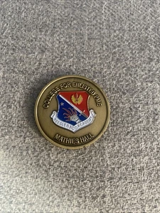 Moneda Desafío Academia NCO Keesler AFB MS Keesler USAF #713U - Imagen 1 de 2