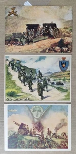 ARTIGLIERIA-LOTTO 3 CARTOLINE-C99-192 - Picture 1 of 1