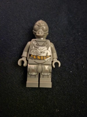 Lego Star Wars RA-7 Protocolo Droide Gris Azulado Oscuro Minifigura SW0573 Foto 1 de 2