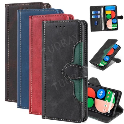 Case For Google Pixel 9 Pro 8 8A 7 Pro 7A 6 6A Magnetic Flip Leather Stand Cover - Image 1 of 4