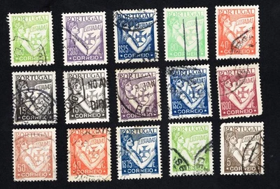 Portugal 1931-38 group of stamps used CV=4.9$ - Image 1 of 2