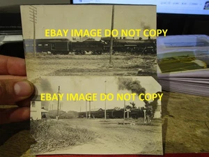 RARE OLD PICTURE PHOTO Lincoln or Elkhart Illinois Chicago Alton Railroad Train - Picture 1 of 1