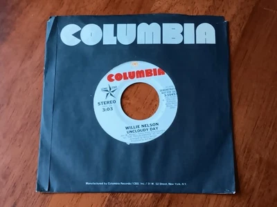 WILLIE NELSON Mono/Stereo other side 1976 PROMO Uncloudy Day Vinyl NM/New C Pics - Image 1 of 4