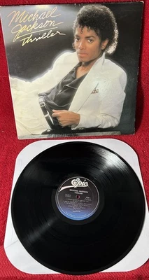 Michael Jackson Vinyl Record Thriller 1982 LP Gatefold ultrasonic cleaned - Image 1 of 4