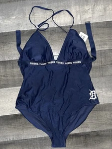 DETROIT TIGERS MLB G-III 4HER WOMENS FULL COUNT ONE PIECE SWIMSUIT 2XL NWT - Picture 1 of 2
