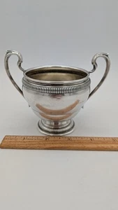 Kenilworth International Sterling Sugar Bowl w/ Ribbed Detail and Scrollwork... - Picture 1 of 22