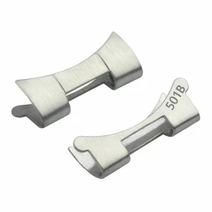 2 PC 501B END PIECES FOR OLD ROLEX OYSTER WATCH BAND BRACELET FIT 2MM SPRING BAR - Picture 1 of 5