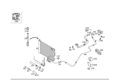 Original Mercedes-Benz Line 203-830-07-15 Foto 1 de 2