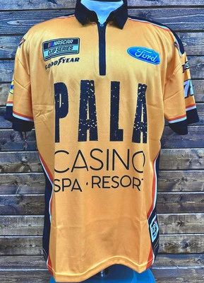 NASCAR #78 BJ McLeod Nuevo Equipo Emitido Live Rápido Crew Camisa Pala Casino XL Foto 1 de 4