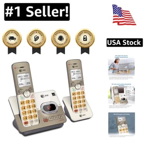 Cordless Phone System with 2 Handsets, Caller ID & Backlit Keypad for Easy Use - Picture 1 of 11