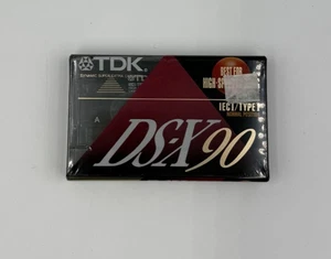 TDK DS-X 90 ICEI Type I Audio Cassette Tape 90 Min - New and Sealed 💥 - Picture 1 of 2