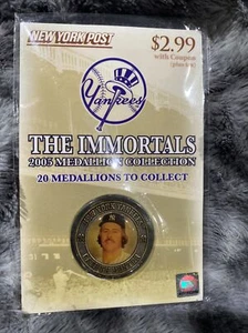 NEW 2005 NY Post MLB NYYankees The Immortals Catfish Hunter #29 Medallion - Picture 1 of 2