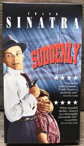 SUDDENLY VHS Frank Sinatra, Sterling Hayden, James Gleason 1954 Black & White - Foto 1 di 4
