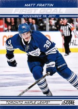 12/13 PANINI SCORE HOCKEY FIRST GOAL INSERT CARDS (FG1 - FG24) U-Pick From List