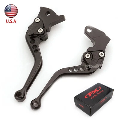 For Suzuki DR650S/SE 1994-2018 2019 2020 CNC Black Short Brake Clutch Levers US - Image 1 of 4