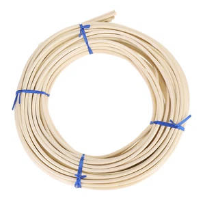 Round Reed Spline 65ft Cane Webbing Roll for Basket Weaving Wooden - Picture 1 of 6