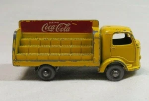 VINTAGE STREICHHOLZSCHACHTEL NR. 37 GELBE COCA COLA KARRIER BANTAM LKW LESNEY ENGLAND - Bild 1 von 5
